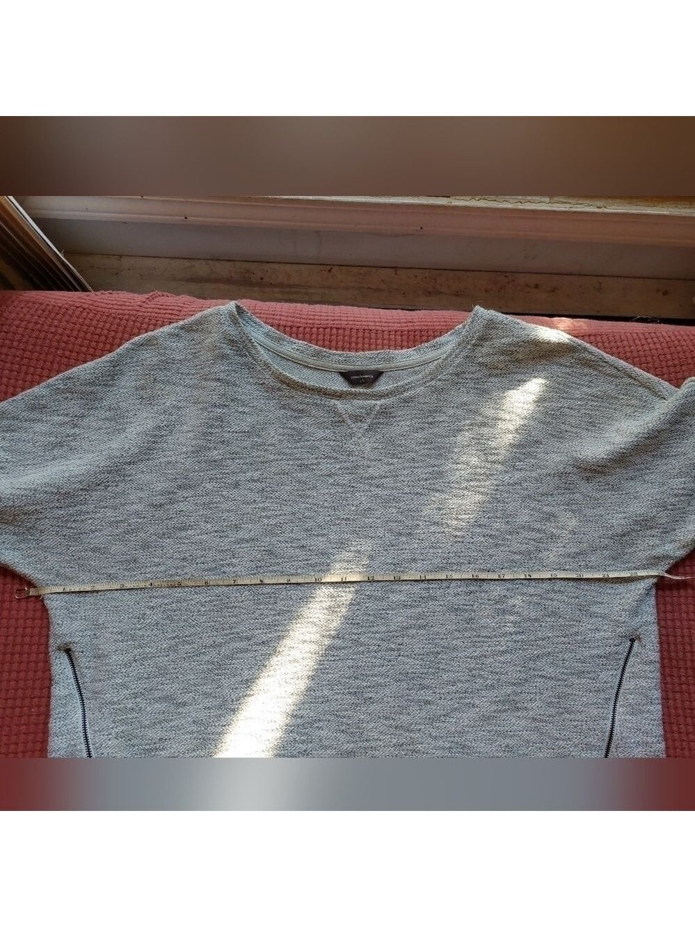 Denver Hayes Side Zippered 3/4 Sleeve Sweatshirt - Picture 7 of 16